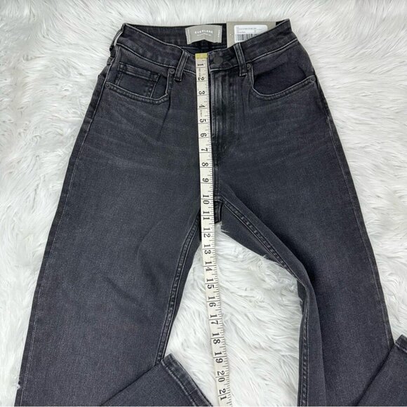 Everlane Women's NWT Black Washed The Curvy Cheeky Minimalist Jean W24/L28 - Picture 9 of 11